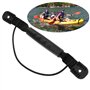 OTOTEC Lot de 2 poignées de Transport à Trou Unique pour Kayak canoë Bateau avec écrou et rondelle Noir