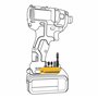 StealthMounts Dewalt XR et Flexvolt Support d'embouts magnétiques | Organisateur d'embouts de perceuse | Parfait pour les forets