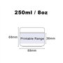 3 pièces 250 ML / 8 oz Pot cosmétique en Plastique Blanc Rechargeable Bouteille de crème Vide Pots déchantillon conteneur de Sto