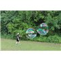 Lot de 2 bâtons à bulles géants pour bulles de savon - En acier inoxydable - Design télescopique - Facile à transporter - Jouet 