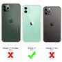 SOGUDE Coque pour iPhone 11 6.1 (2019) - Étui Transparent Silicone TPU Intégral 360 Degrés Full Body Protection pour iPhone 11 6