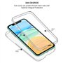 SOGUDE Coque pour iPhone 11 6.1 (2019) - Étui Transparent Silicone TPU Intégral 360 Degrés Full Body Protection pour iPhone 11 6