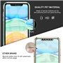 SOGUDE Coque pour iPhone 11 6.1 (2019) - Étui Transparent Silicone TPU Intégral 360 Degrés Full Body Protection pour iPhone 11 6
