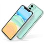 SOGUDE Coque pour iPhone 11 6.1 (2019) - Étui Transparent Silicone TPU Intégral 360 Degrés Full Body Protection pour iPhone 11 6