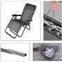 nsu Remplacement Corde, 4 Lacets Elastiques pour Chaise Zéro-Gravité Élastique Universelle pour Lafuma Fauteuil Relax, Chaise Lo