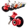 M6 6mm Diabolos Le Mans Support de montage pour YAMAHA YZFR1 YZFR25 YZFR3 YZFR6 FZ8 FZ9 FZ1 FZ6 V-MAX MT-01 MT-25 MT-03 MT-09 FJ