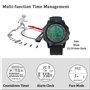 PULIVIA Montre d'arbitre numérique Football, Football Game Timer 100 Lap Split Memory Chronomètre Affichage 3 Lignes Grand Cadra