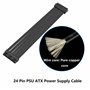 GELRHONR Câble d'extension ATX 24 broches pour carte mère,Carte mère ATX PSU 24 broches (20 + 4) Câble d'extension mâle à femell