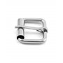 QWORK® 50 Pièces Boucles en métal, pour ceintures et sacs, argent, 13 mm / 16 mm / 20 mm / 25 mm / 32 mm