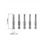 Embouts de Tournevis Magnétiques en Alliage d'Acier S2 Longueur 50mm 1/4" Tige