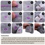 Swpeet de haute qualité 384 pcs 24 couleurs Plastique T5 Boutons à pression avec l'aide de boutons-pression de pinces, plastique