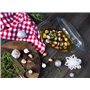 Ô cuisine cocotte Ovale en Verre Borosilicate 3L
