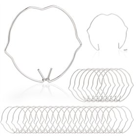 Roosea 30 Pièces Anneaux de fixation de Lampe pour Spot MR16 GU10 Led de 50 mm