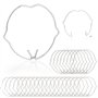 Roosea 30 Pièces Anneaux de fixation de Lampe pour Spot MR16 GU10 Led de 50 mm