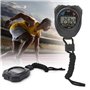 Stop Watch,Stop Watches for Sports,Chronomètre De Sport,2 Pièces Montre Chronomètre Numérique De Sport,Timer Multifonction Numér