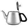 Wifehelper 1.5L / 2L Théière en Acier Inoxydable Poêle Théière Cafetière Théière Bouilloire avec Filtre À Thé Accessoires Famill