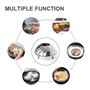 CHINZIO Panier Vapeur INOX, Paniers Cuit-Vapeur Légumes Pliable avec Éponge de Nettoyage, pour Cuire Légumes et Aliments ou Pani