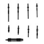 DAYUAN 17 pièces Testeur de compression pour moteurs diesel 0-70 bar, Auto Car Tractor Diesel Engine Testing Gauge Manometer Kit