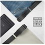 CHAOREN Ceinture Hommes Sans Boucle - Ceinture Automatique en Cuir pour Homme -Taille Ajustable (Largeur de 35 mm)