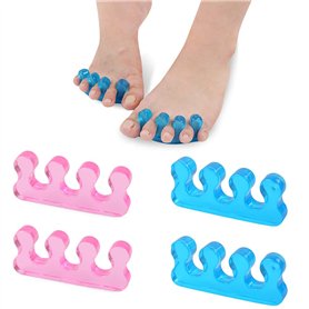 XHNFCU 2 Paires Séparateurs d'Orteils en Silicone Ecarteur Orteil Soulager les Oignons
