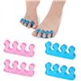 XHNFCU 2 Paires Séparateurs d'Orteils en Silicone Ecarteur Orteil Soulager les Oignons