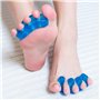 XHNFCU 2 Paires Séparateurs d'Orteils en Silicone Ecarteur Orteil Soulager les Oignons, la Correction de l'hallux Valgus, Détend