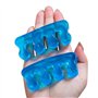 XHNFCU 2 Paires Séparateurs d'Orteils en Silicone Ecarteur Orteil Soulager les Oignons, la Correction de l'hallux Valgus, Détend