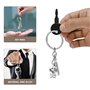 Amosfun porte-clés dentifrice brosse à dents dentifrice porte-clés pendentif pour dentiste assistant hygiéniste dentaire cadeau