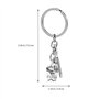 Amosfun porte-clés dentifrice brosse à dents dentifrice porte-clés pendentif pour dentiste assistant hygiéniste dentaire cadeau