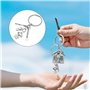Amosfun porte-clés dentifrice brosse à dents dentifrice porte-clés pendentif pour dentiste assistant hygiéniste dentaire cadeau