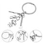 Amosfun porte-clés dentifrice brosse à dents dentifrice porte-clés pendentif pour dentiste assistant hygiéniste dentaire cadeau