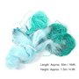 Duokon 50m Longueur 1.5m Hauteur Trois Couches Filet de Poche Lourd avec Flotteur Accessoires de Poche Vier Net(3 Finger)