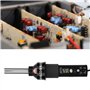 Pistolet à Air Chaud à Chaleur Électronique Réglable LCD 220V 450W Décapeur Thermique avec 4 Buses et 1 Support pour Station de 