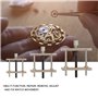 Qiterr 【?â????】 3pcs/Set Support de Mouvement de Montre, Mouvement de Montre en métal Support de Base Fixe Accessoires d'horloge