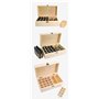 RoseFlower Boîte Huile Essentielle Aromathérapie Boîte de Stockage, 36 Trous imperméable Aromathérapie Boîte de Rangement en Boi