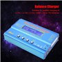 DEWIN Chargeur de Batterie LiPo équilibré, B6 80W Balance LCD Numérique Chargeur Déchargeur for LLiPo RC Batterie (EU Plug)