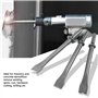Broco Burineur Pneumatique, 3pcs Air Marteau-burineur Ensemble supplémentaire tige longue ronde pneumatique Marteau Set Bit