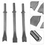 Broco Burineur Pneumatique, 3pcs Air Marteau-burineur Ensemble supplémentaire tige longue ronde pneumatique Marteau Set Bit