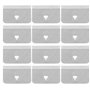Broco Clips Pour Deflecteur D'Air,La pluie Wind Universal Car Déflecteur Canal de fixation en acier inoxydable clips de fixation