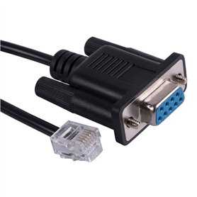 Câble adaptateur DB9 série RS232 vers RJ12 6P6C pour APC PDU 940-0144A