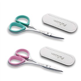 PAFASON 4 '' Ciseaux à ongles courbes et droits en acier inoxydable
