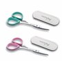 PAFASON 4 '' Ciseaux à ongles courbes et droits en acier inoxydable