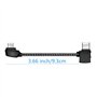 LYONGTECH Câble de télécommande Micro AB vers USB C 9,1 cm pour DJI Mini SE, Mavic Mini, Mavic 2 Pro Zoom/Mavic Air/Mavic Pro Pl