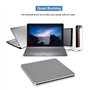 KSTE Lecteur DVD Externe, Type C Portable Graveur DVD Externe Silencieux Slot Combustion d'un Bouton en Charge du brûleur Extern