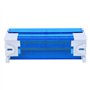 2x15 Bornier de Distribution d'Alimentation Boîte de Jonction Blocs de Jonction Monophasés à 2 Niveaux avec Rail Transparent