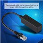 Jadpes Câble d'extension de câble réseau Un à Trois, Adaptateur de câble de rallonge Ethernet 1 mâle à 3 Femelles répartiteur de