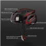 Kuashidai Casque de vélo Monobloc avec Lunettes magnétiques Casque de vélo léger avec visière Unisexe