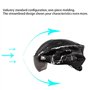Kuashidai Casque de vélo Monobloc avec Lunettes magnétiques Casque de vélo léger avec visière Unisexe