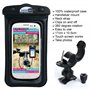 SwimCell Support Téléphone Étanche Vélo Moto Guidon Pochette Waterproof Smartphone Apple Samsung Android. Circonf. 6.5-9.5 Cm. R
