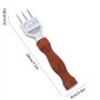 Jeffergarden Ciseau À Glace, Ciseau À Glace En Acier Inoxydable Avec Poignée En Bois Enlèvement Choisir Broyeur À Glace Concassé